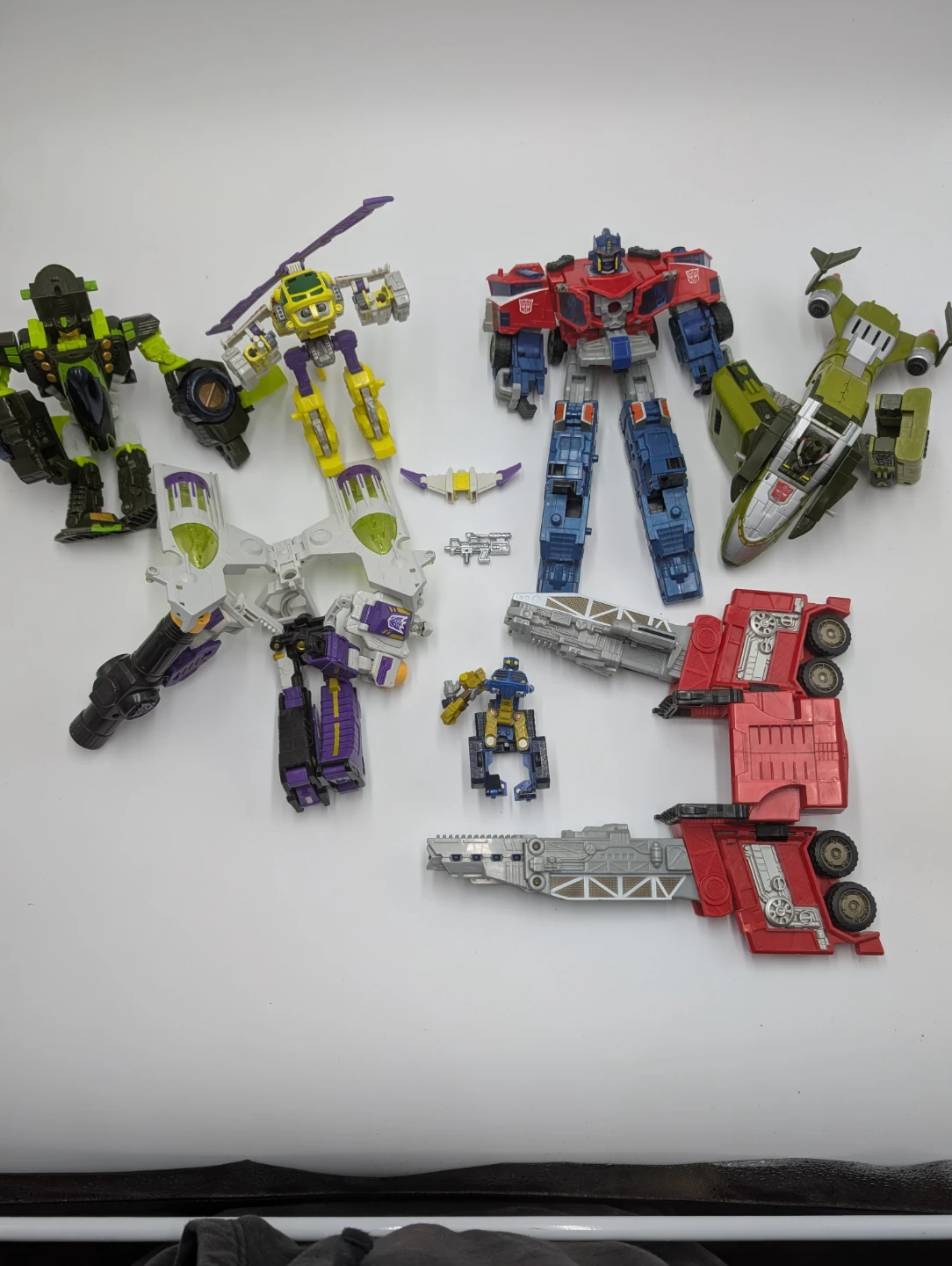 Lot of Transformers Action Figures
