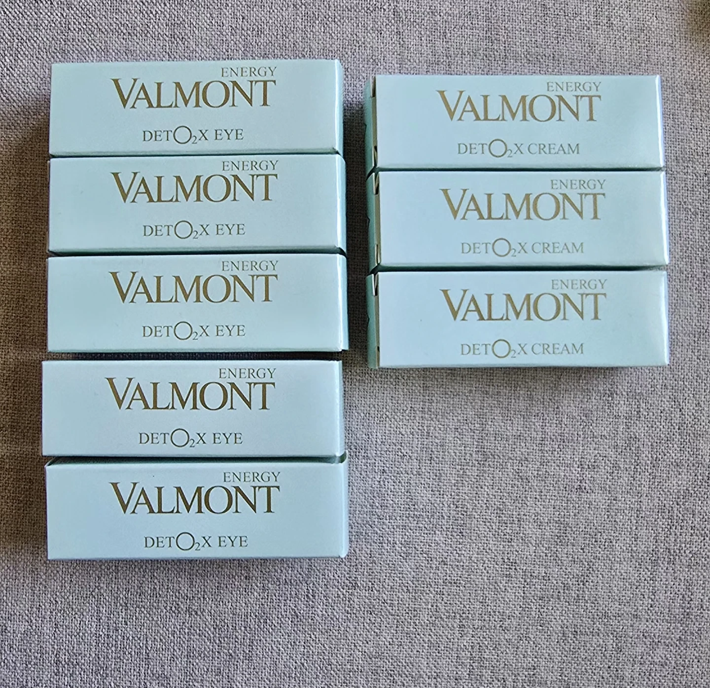 New Valmont DETOX Eye & Cream Boxes