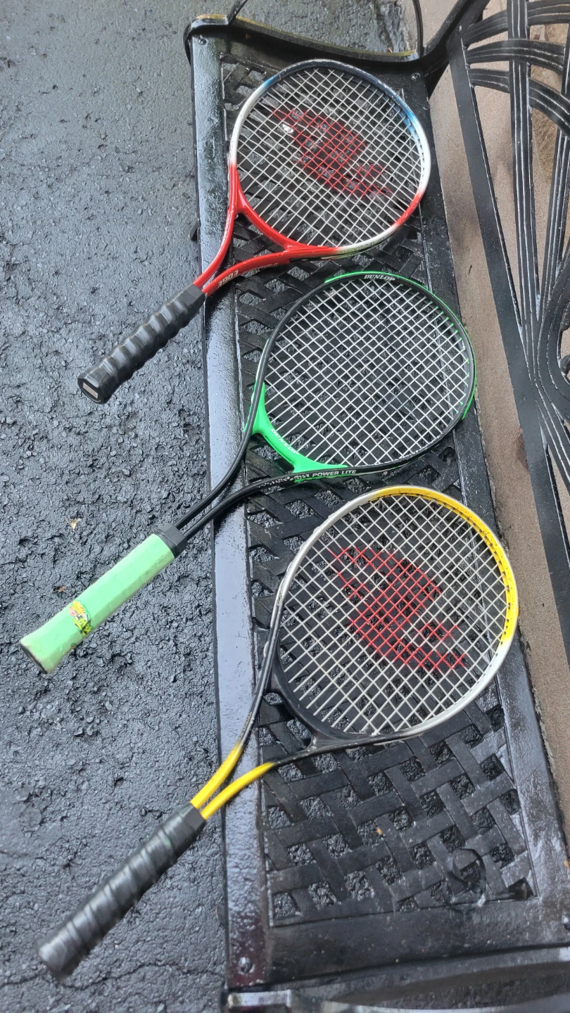 Set of 3 Tennis Rackets - Tournament Edge Power Lite