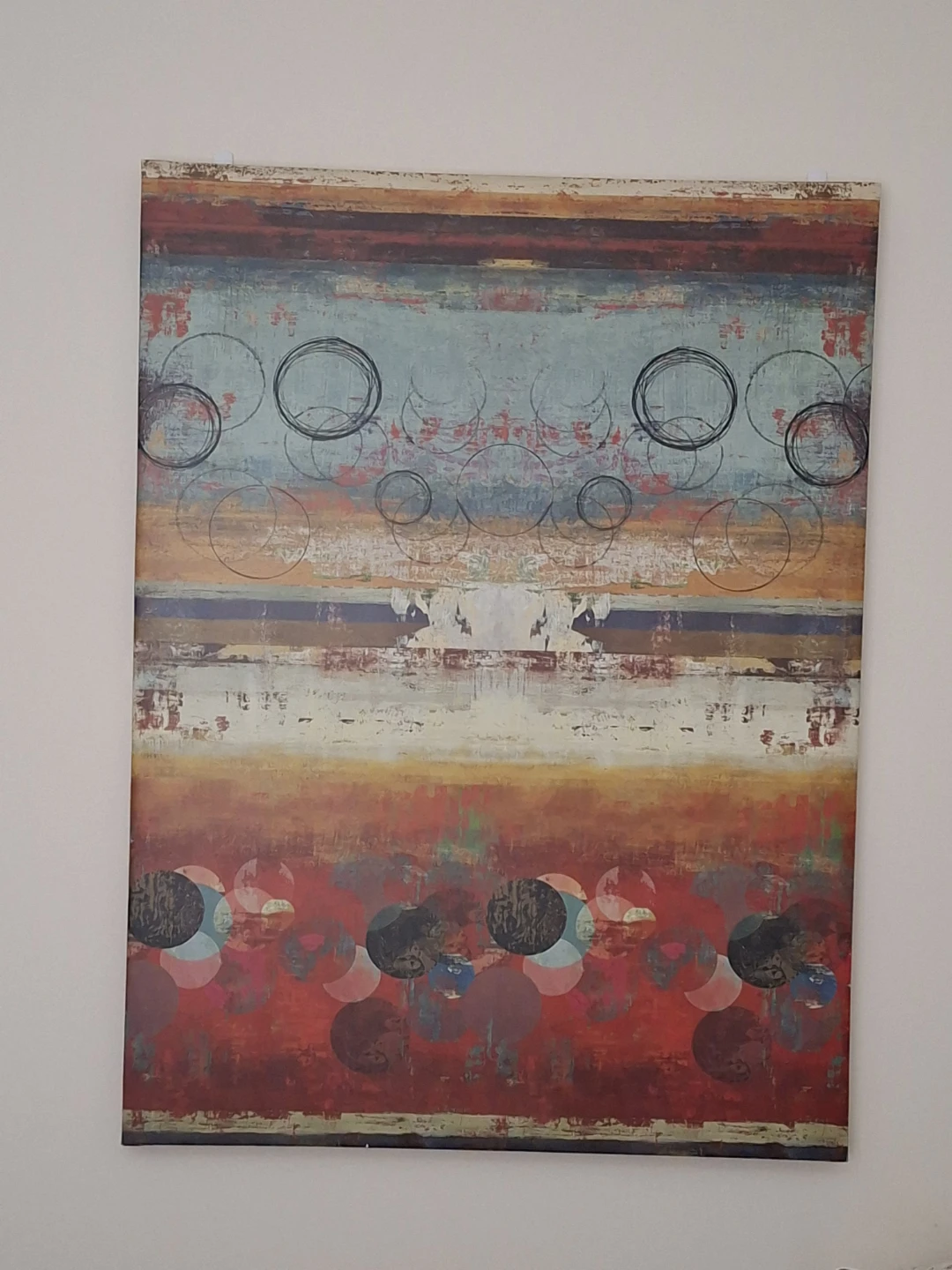 Abstract Circle Art Canvas Print