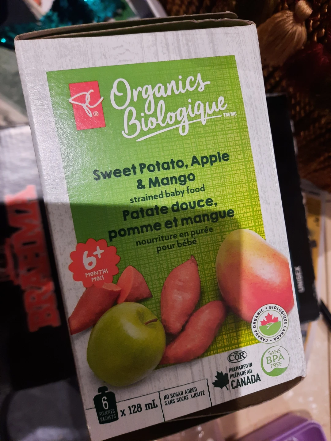 PC Organics Sweet Potato, Apple & Mango Baby Food Pouches - photo 2