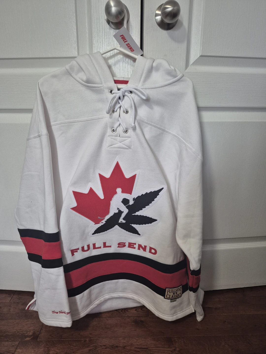 Full Send Hockey Style Hoodie