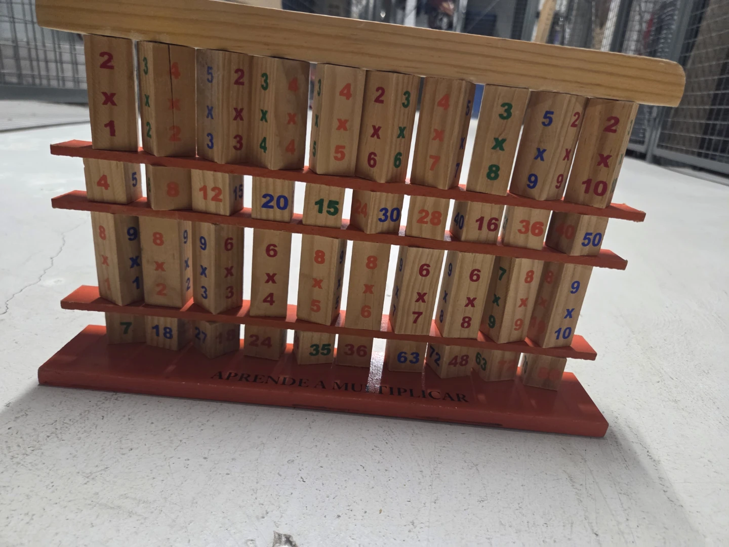 Wooden Multiplication Learning Toy - photo 5