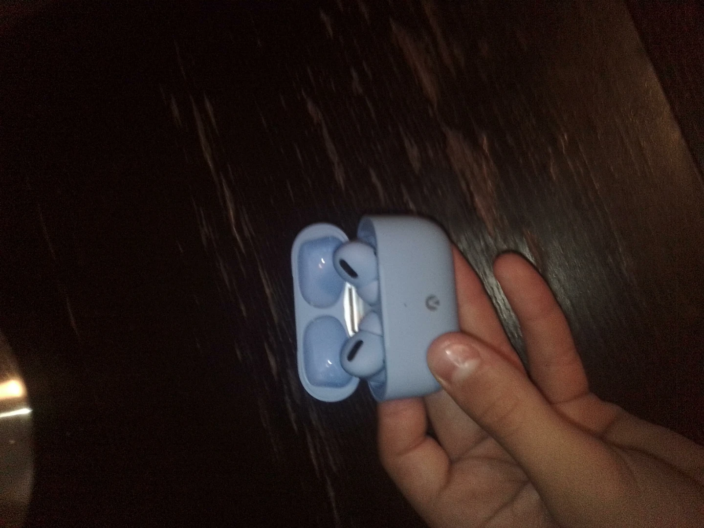 Custom Light Blue Airpods PRICE NEGOTIABLE - photo 2
