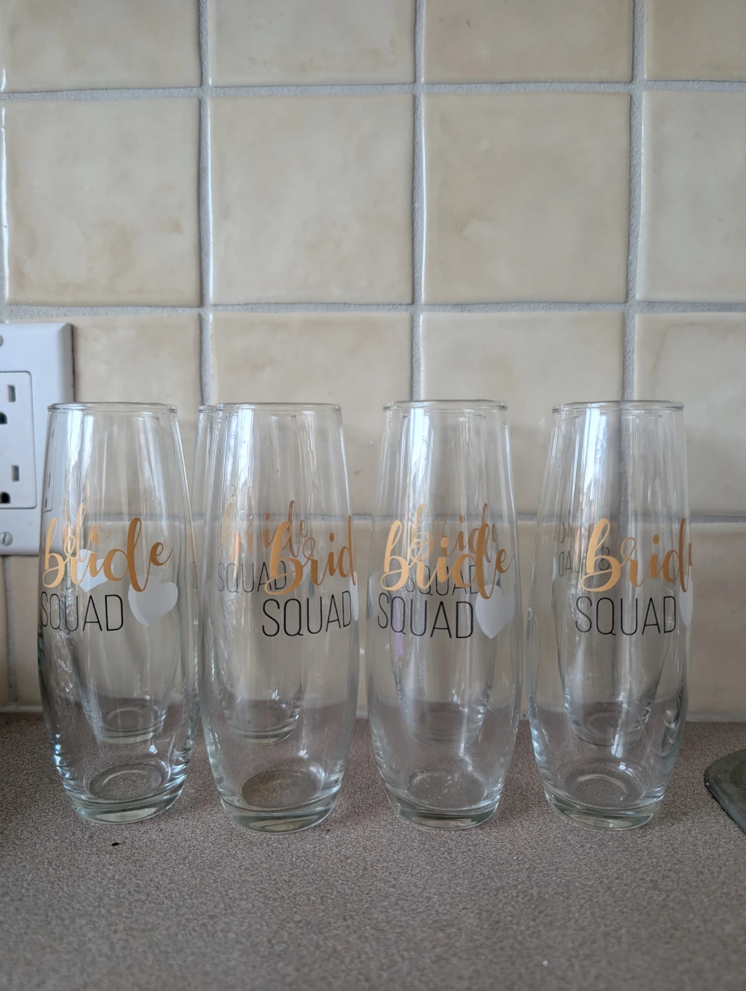 Bride Squad Stemless Wine Glasses (Set of 8) - photo 2
