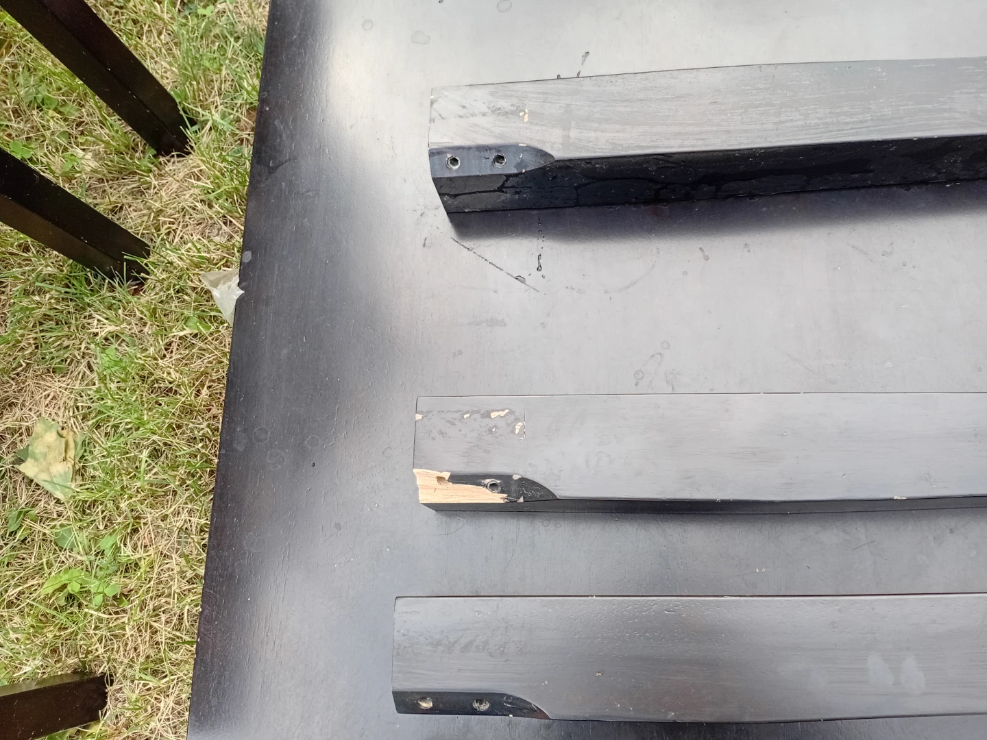 Black Dining Table Legs and Hardware - photo 4