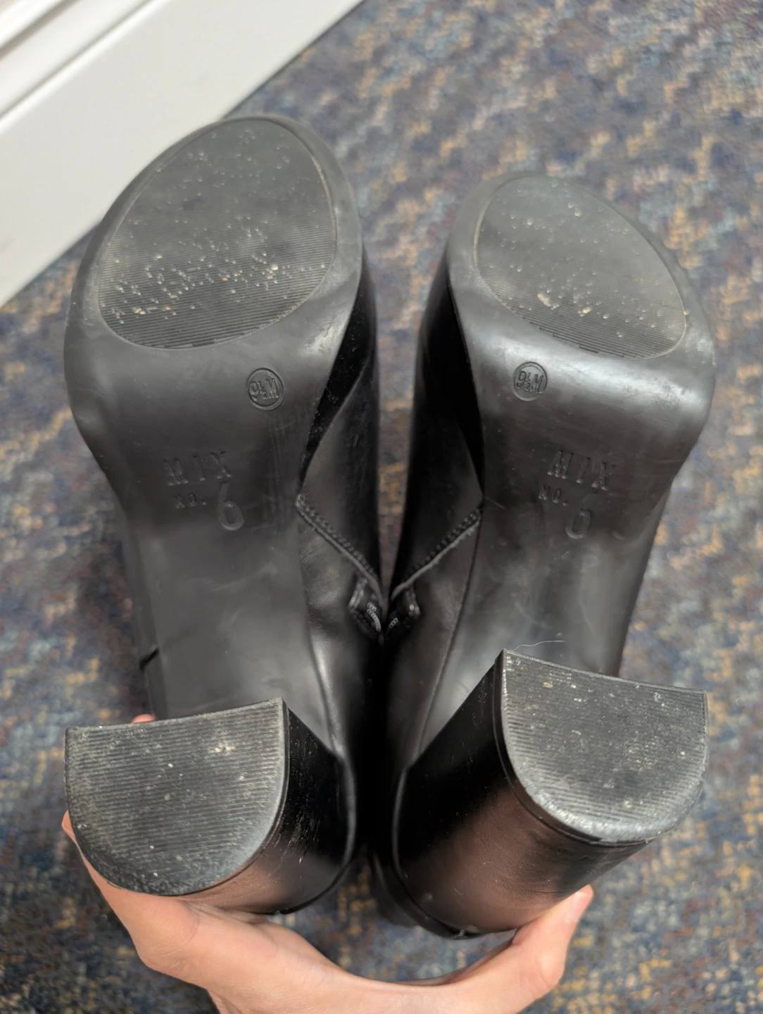 Rarely Used Women's Heel Boots Bootie Stylish Black Ankle Boots - photo 4