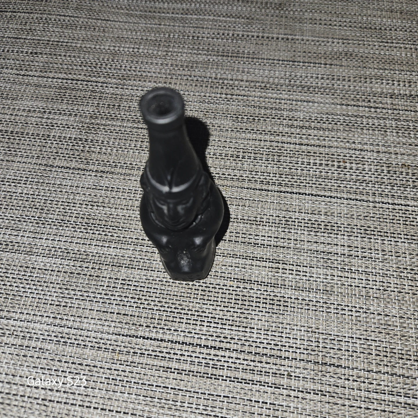 Black Decorative Bottle Figure - photo 2