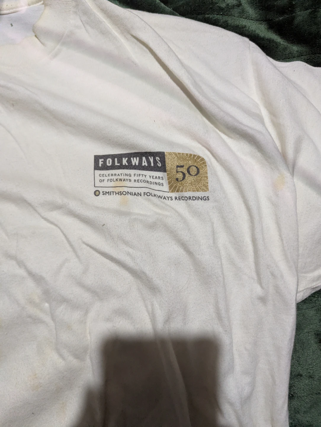 Folkways 50th anniversary T-shirt