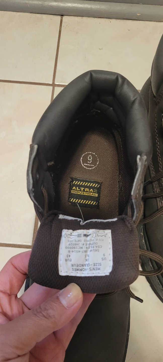 ALTRAX Industries Men's Composite Toe Work Boots Size 9 - photo 2