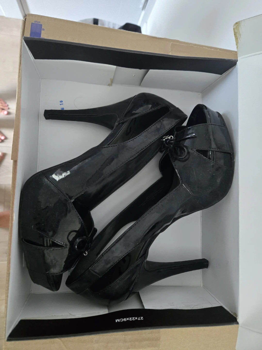 Black Patent Heels
