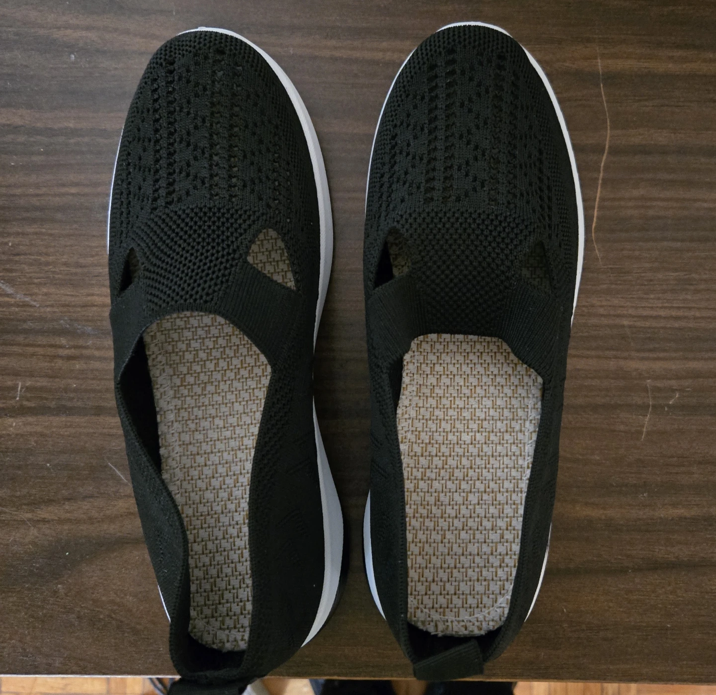 Women's Black Slip-On Sneakers - photo 2