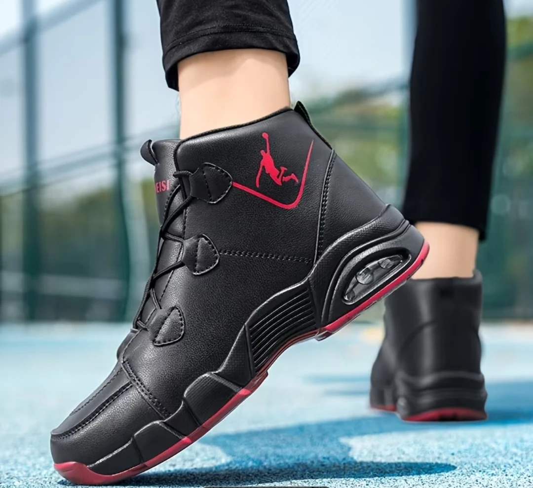 Black WANWEISI High-Top Basketball Shoes - photo 3