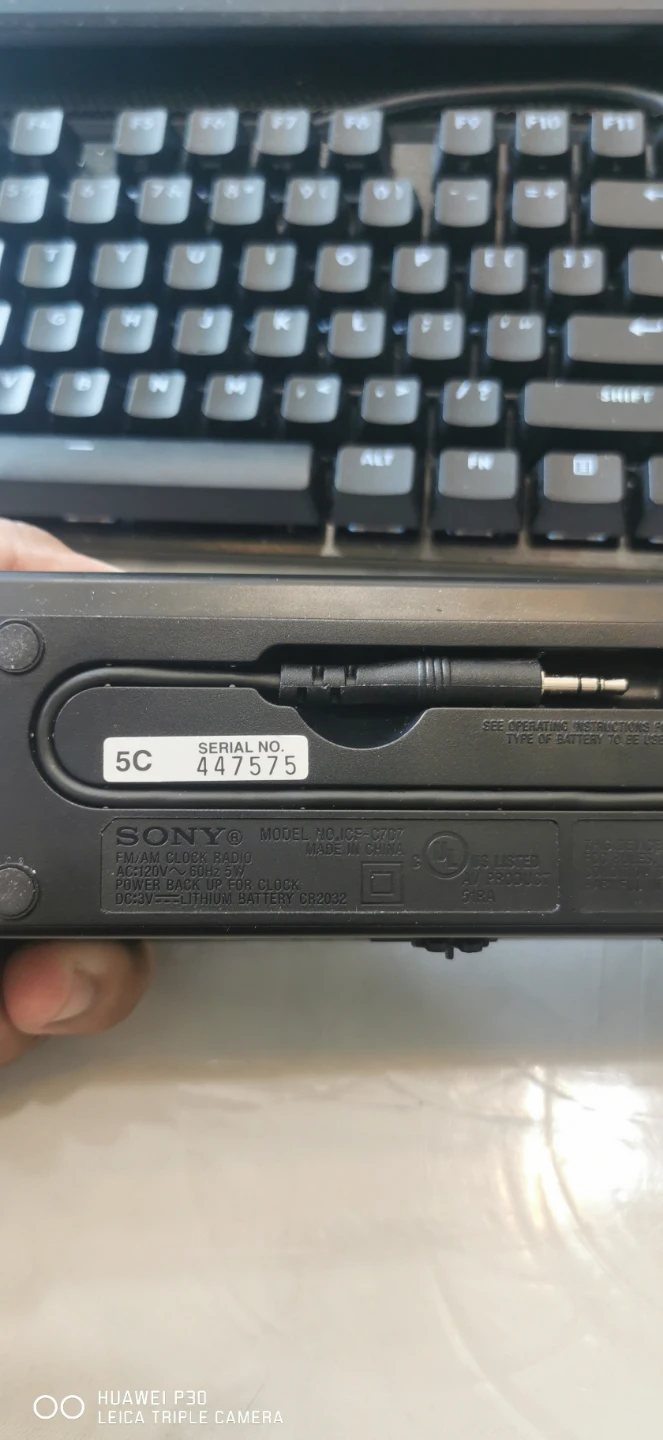 Sony ICF-C707 FM/AM Clock Radio - photo 2