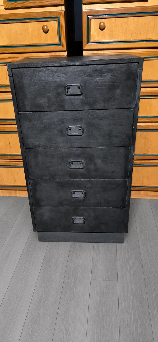 5-Drawer Chest of Drawers - Dark Grey
