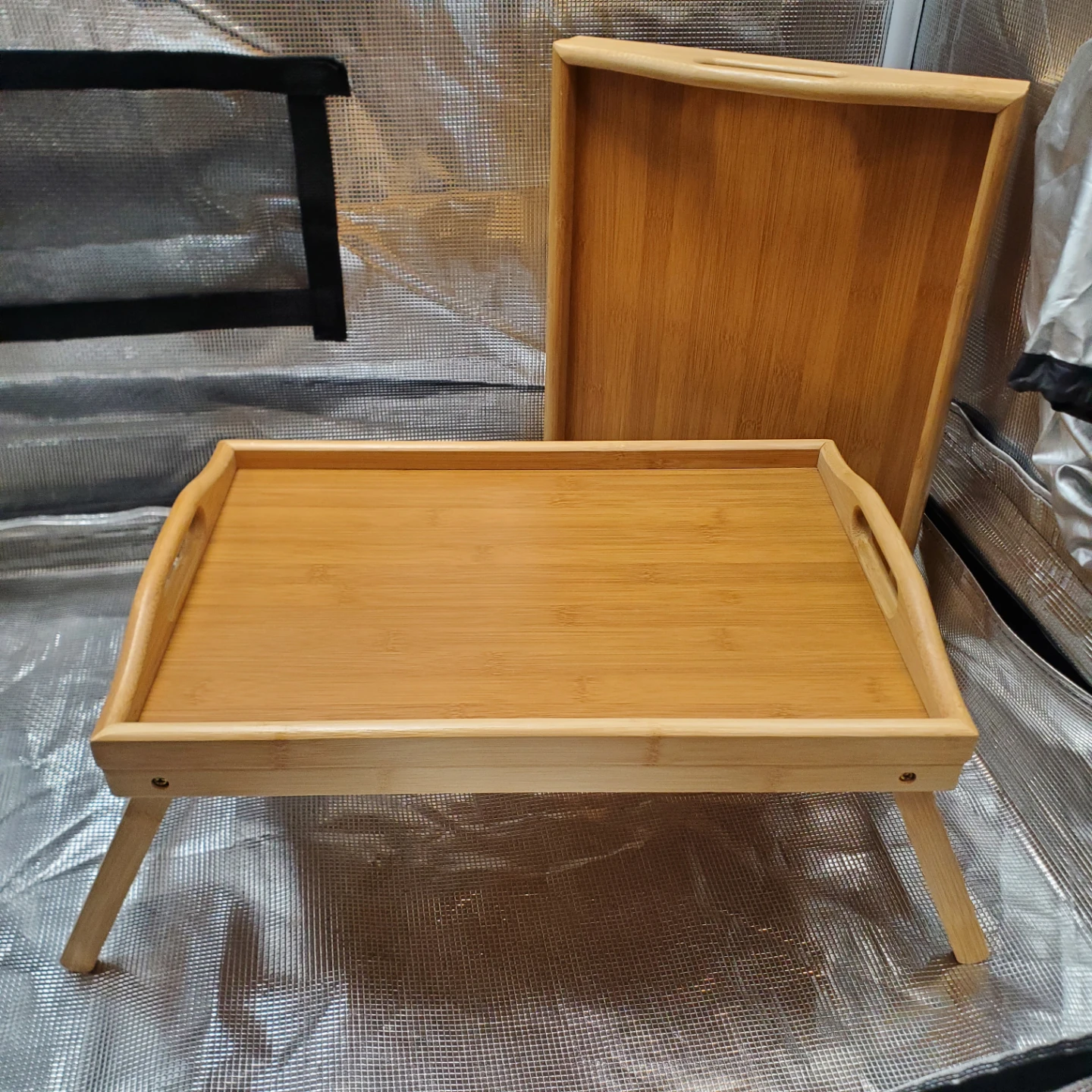 Bamboo Bed Tray with Folding Legs