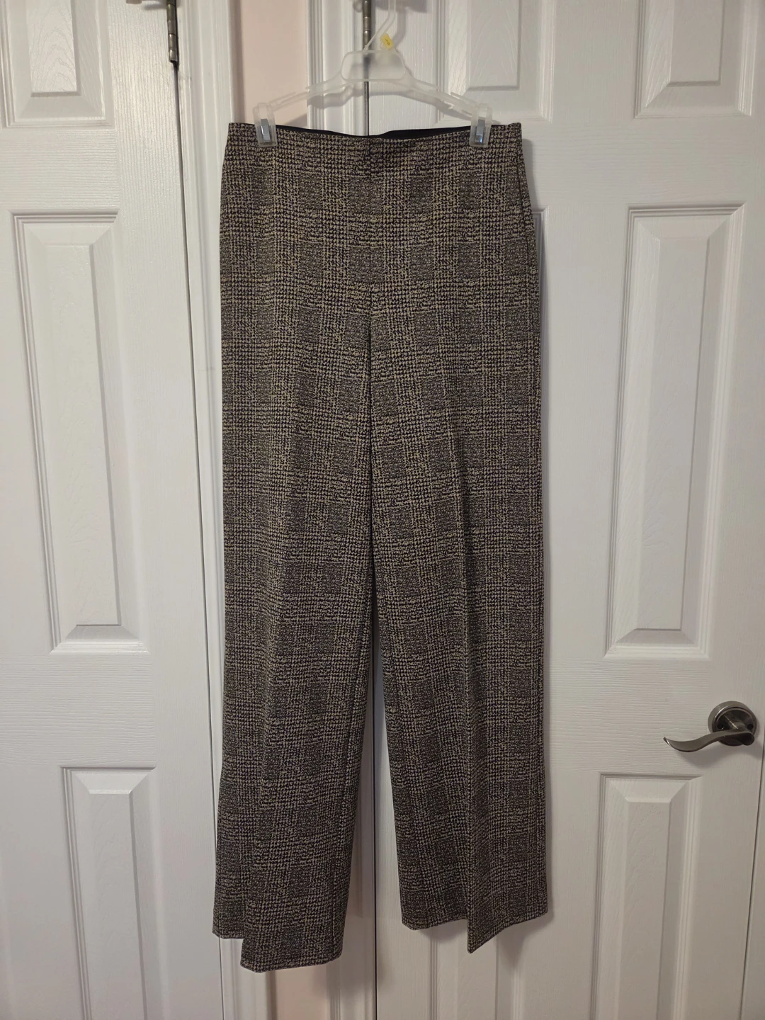 Plaid Wide Leg Trousers - photo 4