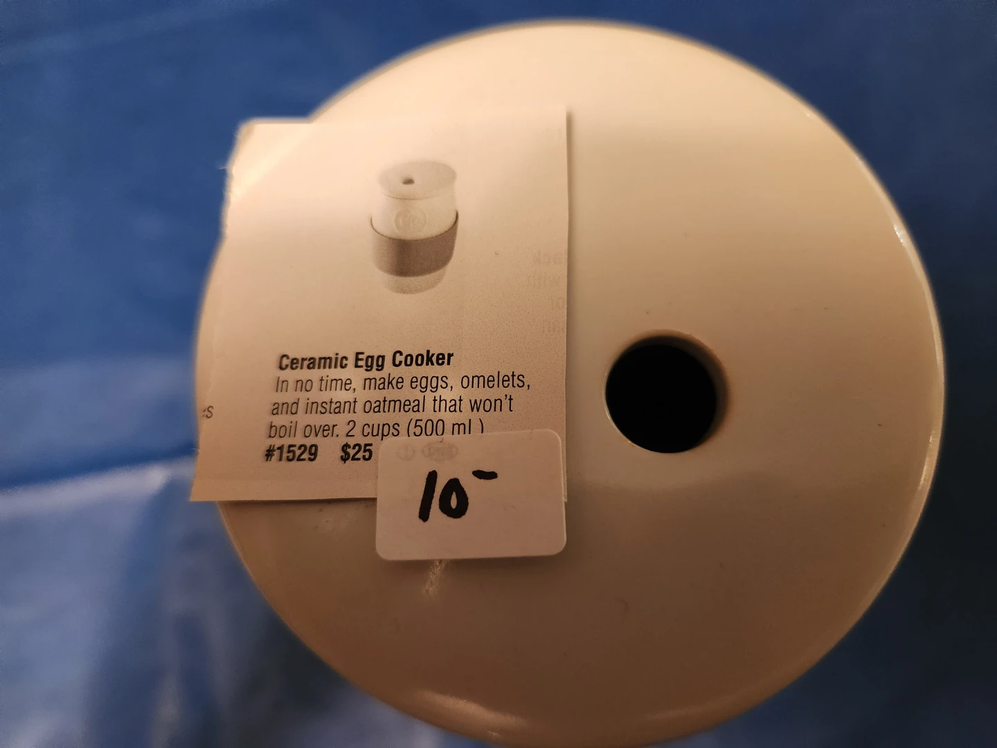 Pampered Chef Ceramic Egg Cooker