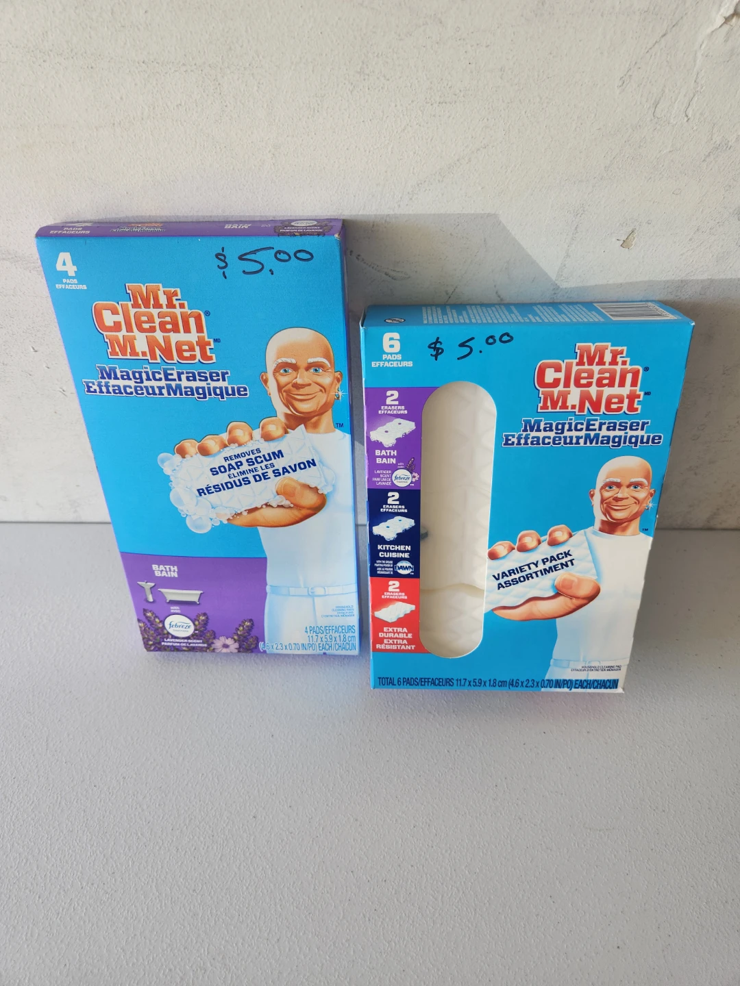 Mr. Clean Magic Eraser Lot (Bath & Variety Pack)