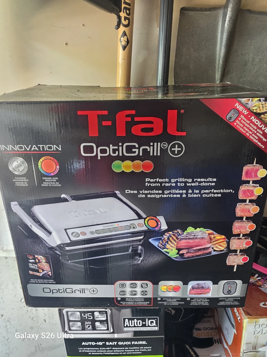 T-fal optigrill brand new