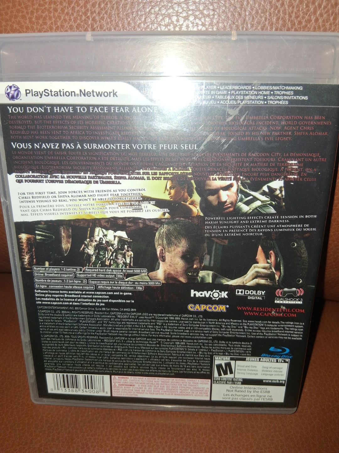 PS3 Game - Resident Evil - Rated M - photo 2