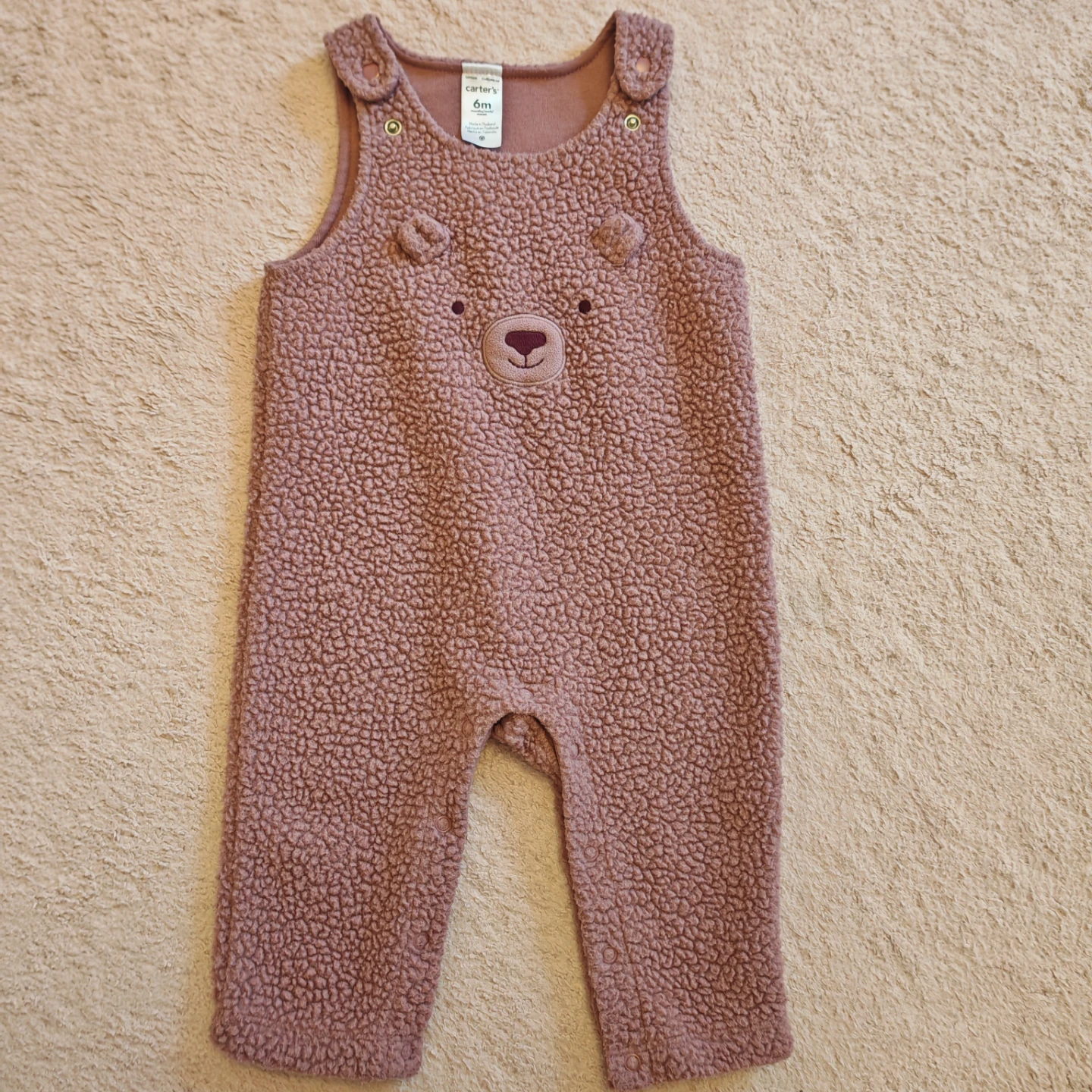 Carter's Bear Sherpa Bunting Suit - 6 Months - photo 2