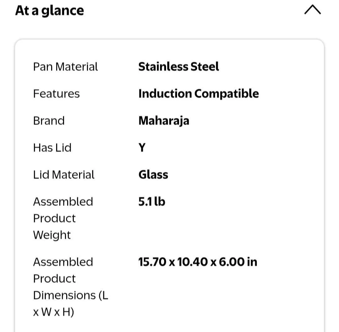 Maharaja Stainless Steel Karahi with lid 26cm DAMAGED PACKAGING - photo 5
