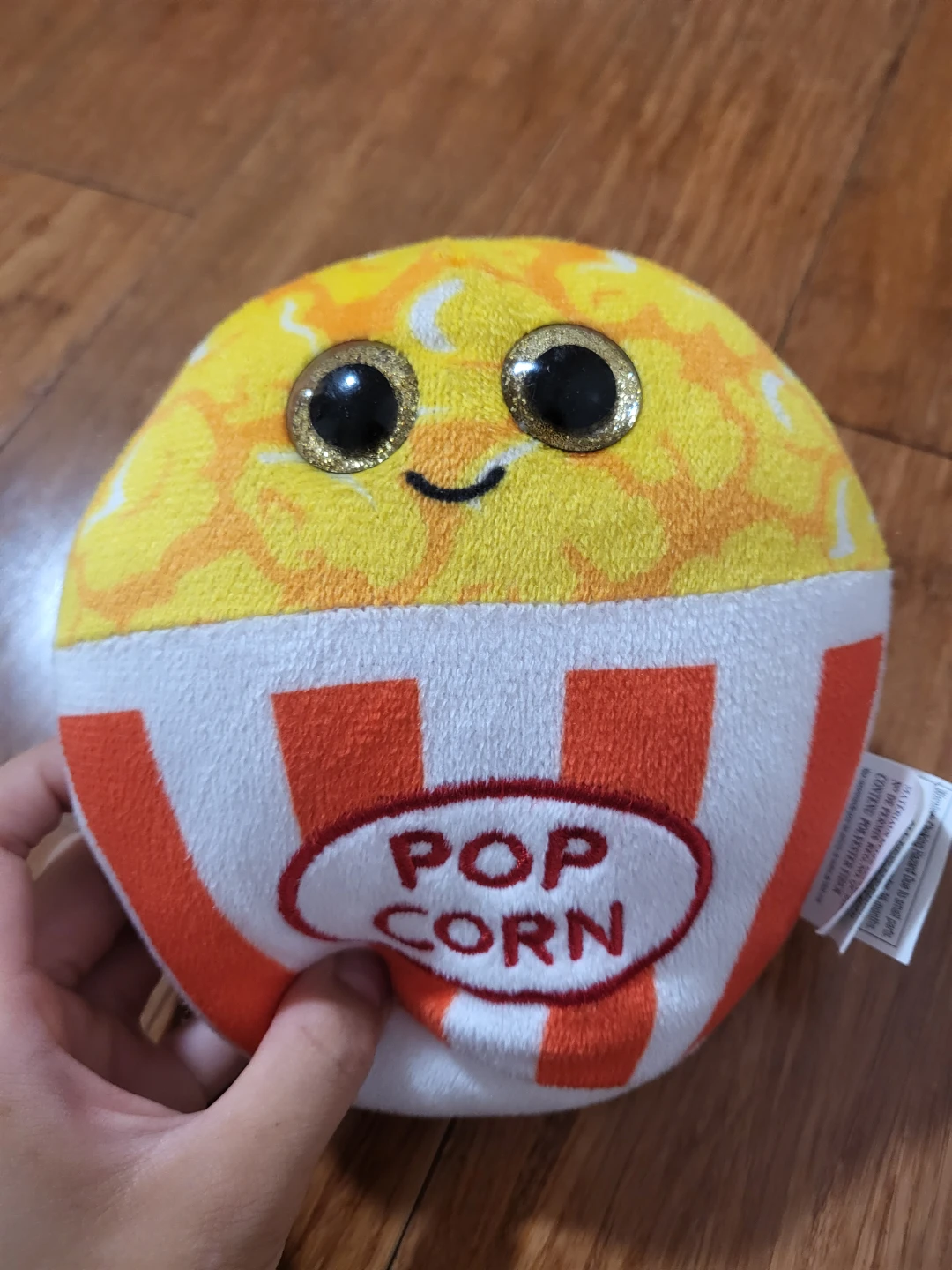 Plush Owl, Popcorn, and a grey bunny - photo 4