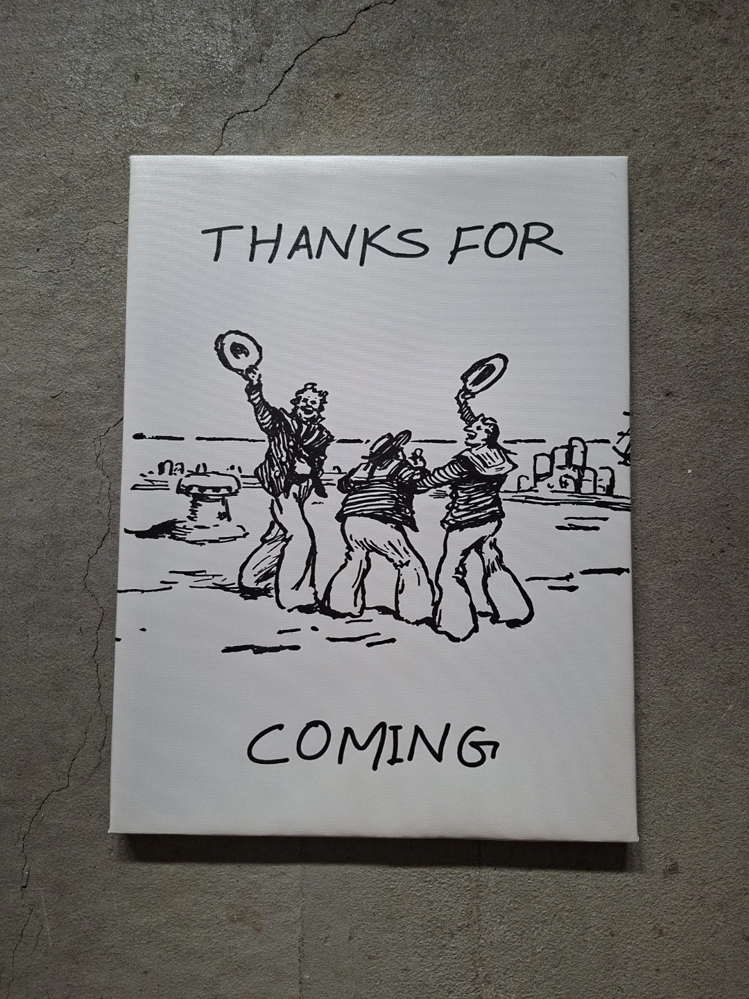 Canvas Wall Art "Be Rootin' Be Tootin' Be Kind" Cowboy & Sailors