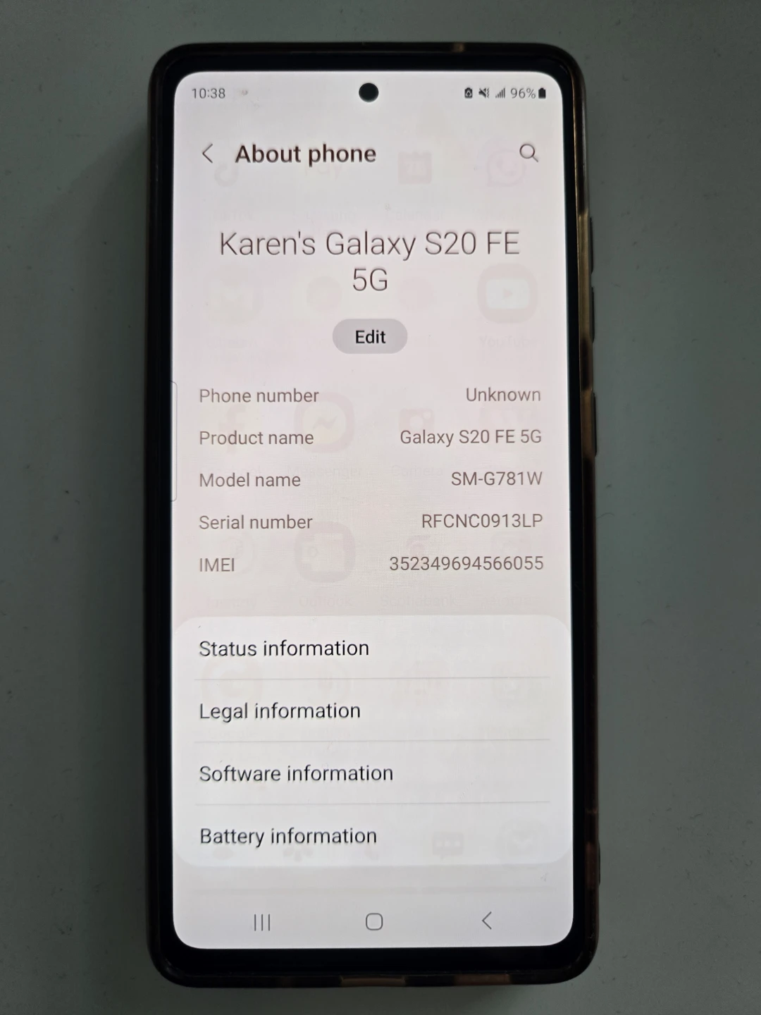 MINT COND SAMSUNG GALAXY S20 FE 5G MOBILE - photo 5