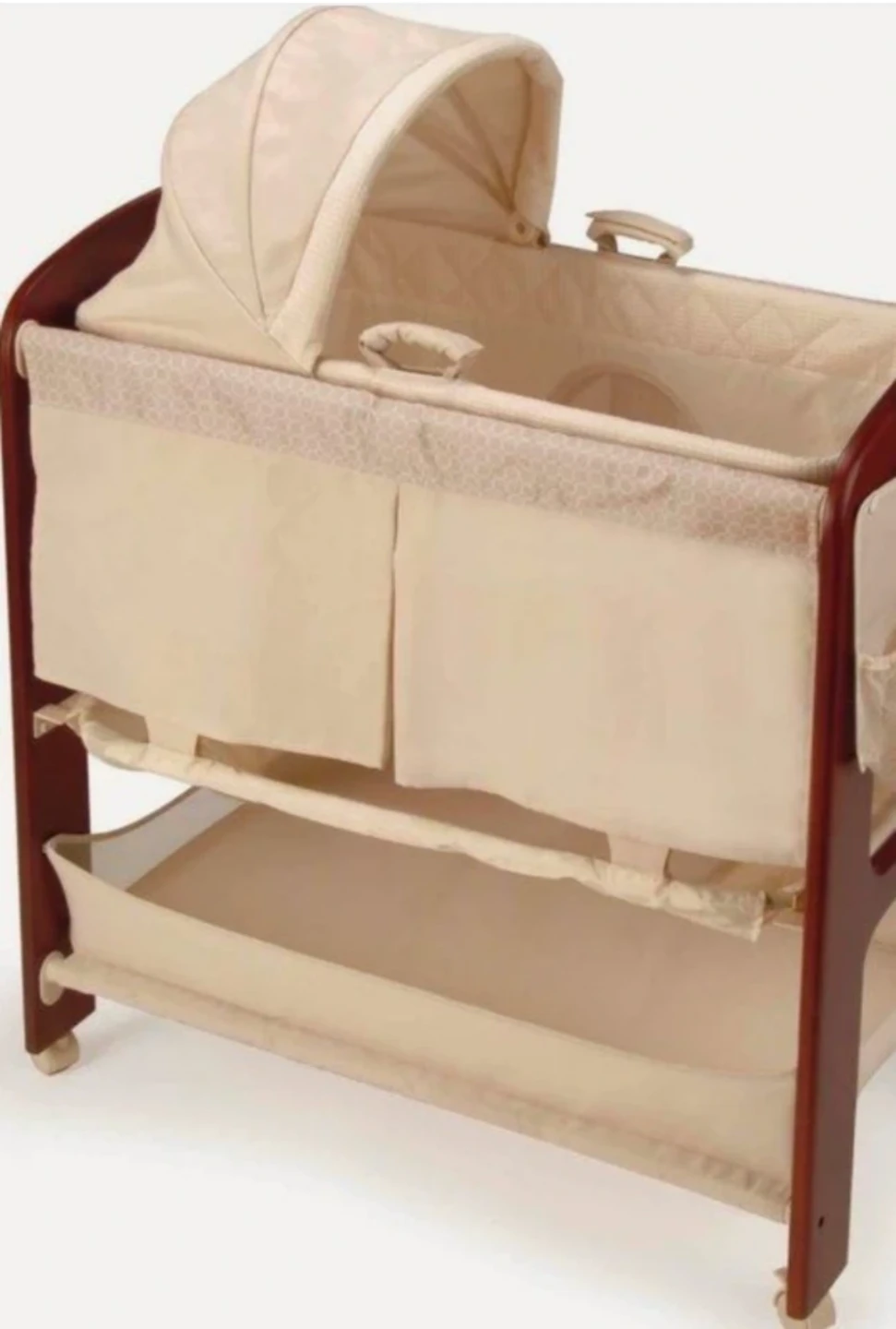 Bassinet with Canopy and Storage