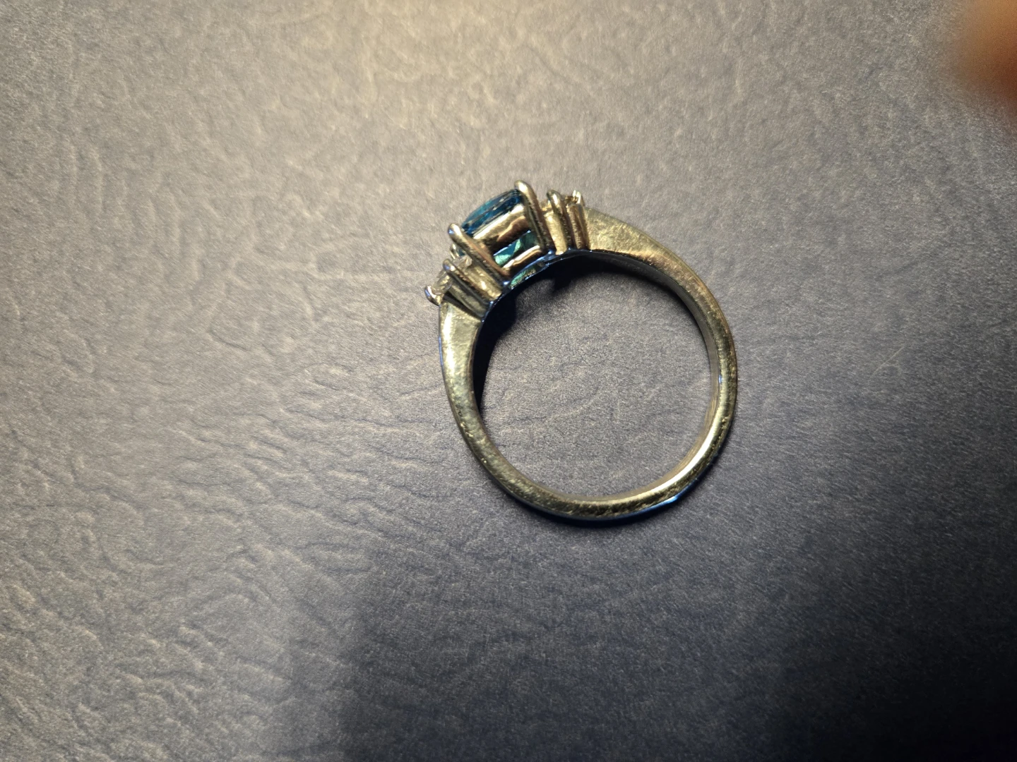 Blue Gemstone Ring - photo 2