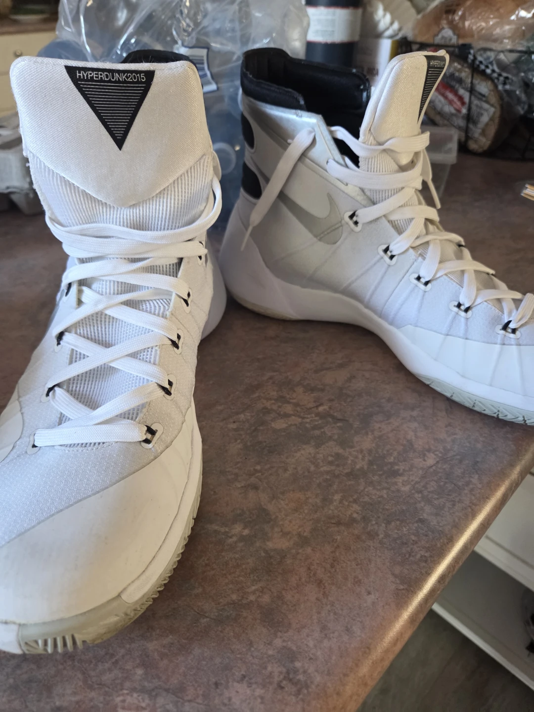 Nike Hyperdunk 2015 White Basketball Shoes