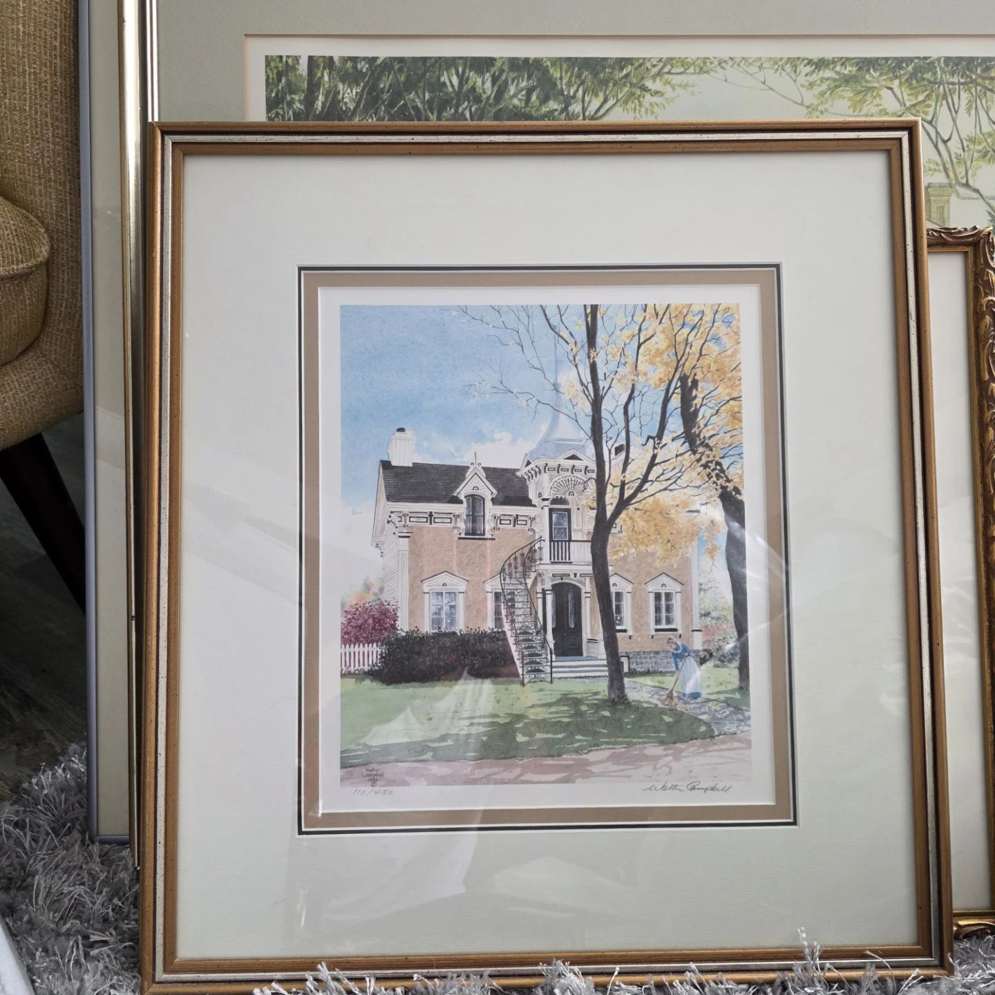 Walter Campbell Print - "The Old House" - 110/450 - 1986