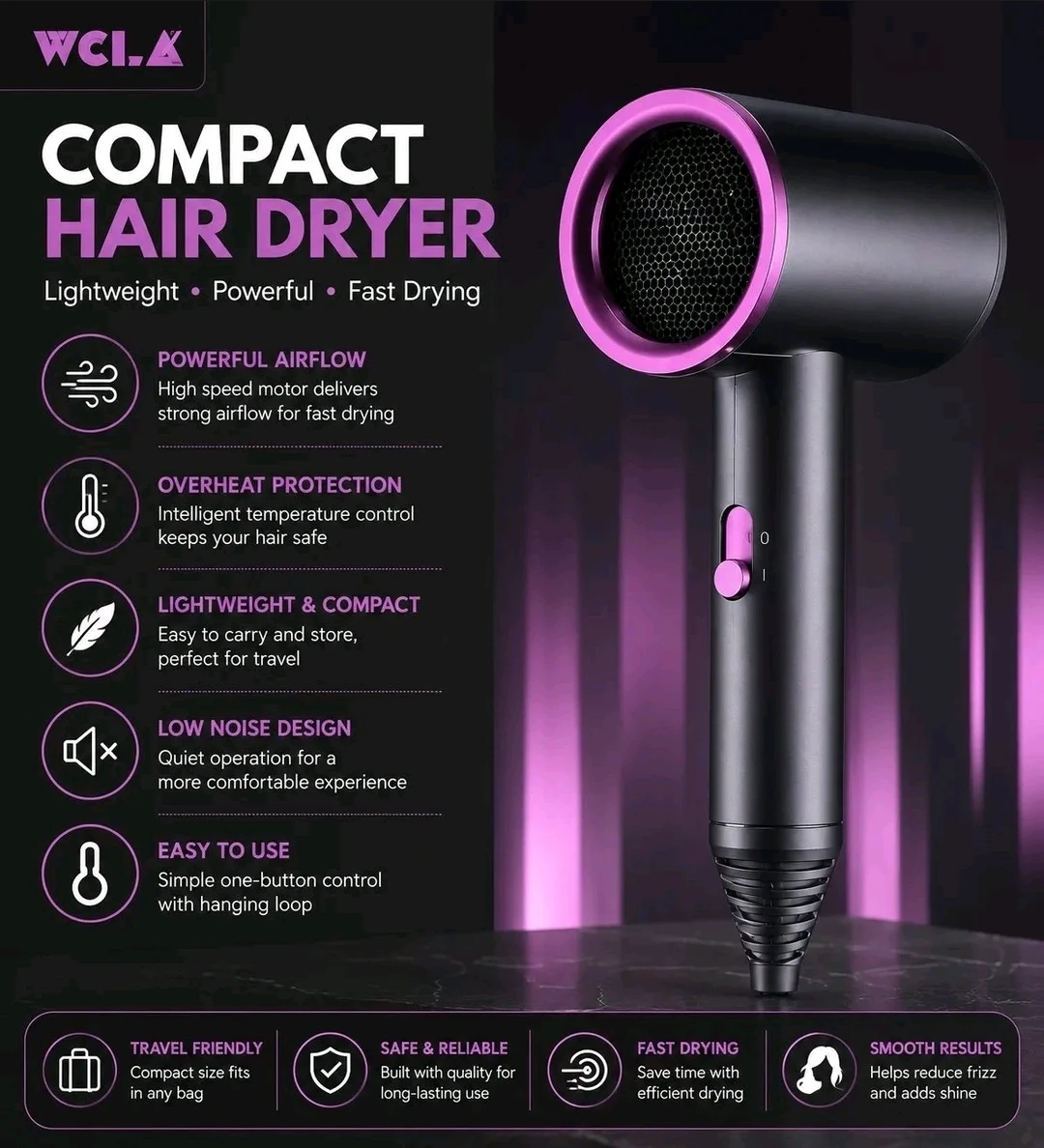 WCI.K Compact Hair Dryer