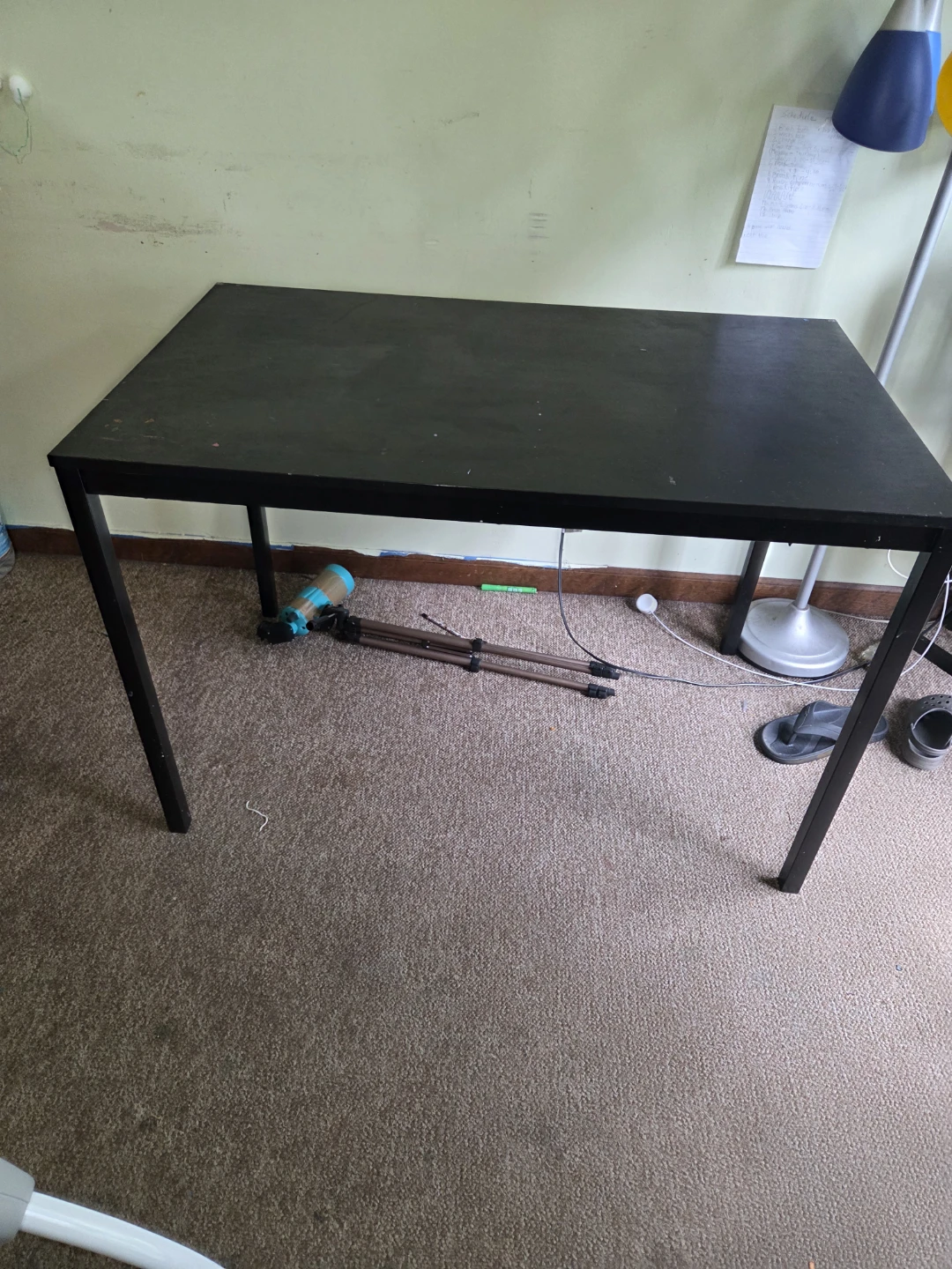Black Metal Frame Desk
