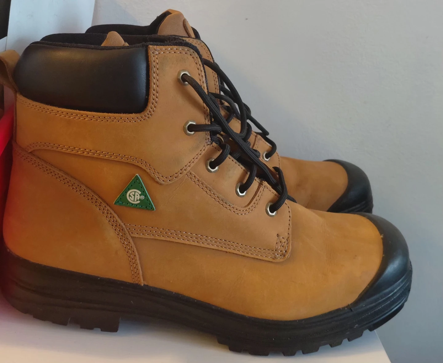 Aggressor Work Boots, Steel Toe  size 15 - photo 3