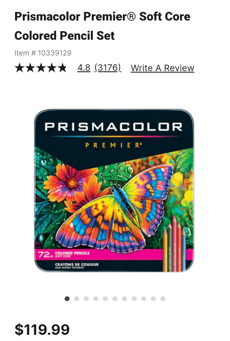Prismacolor Premier Soft Core Colored Pencils (72 ct)