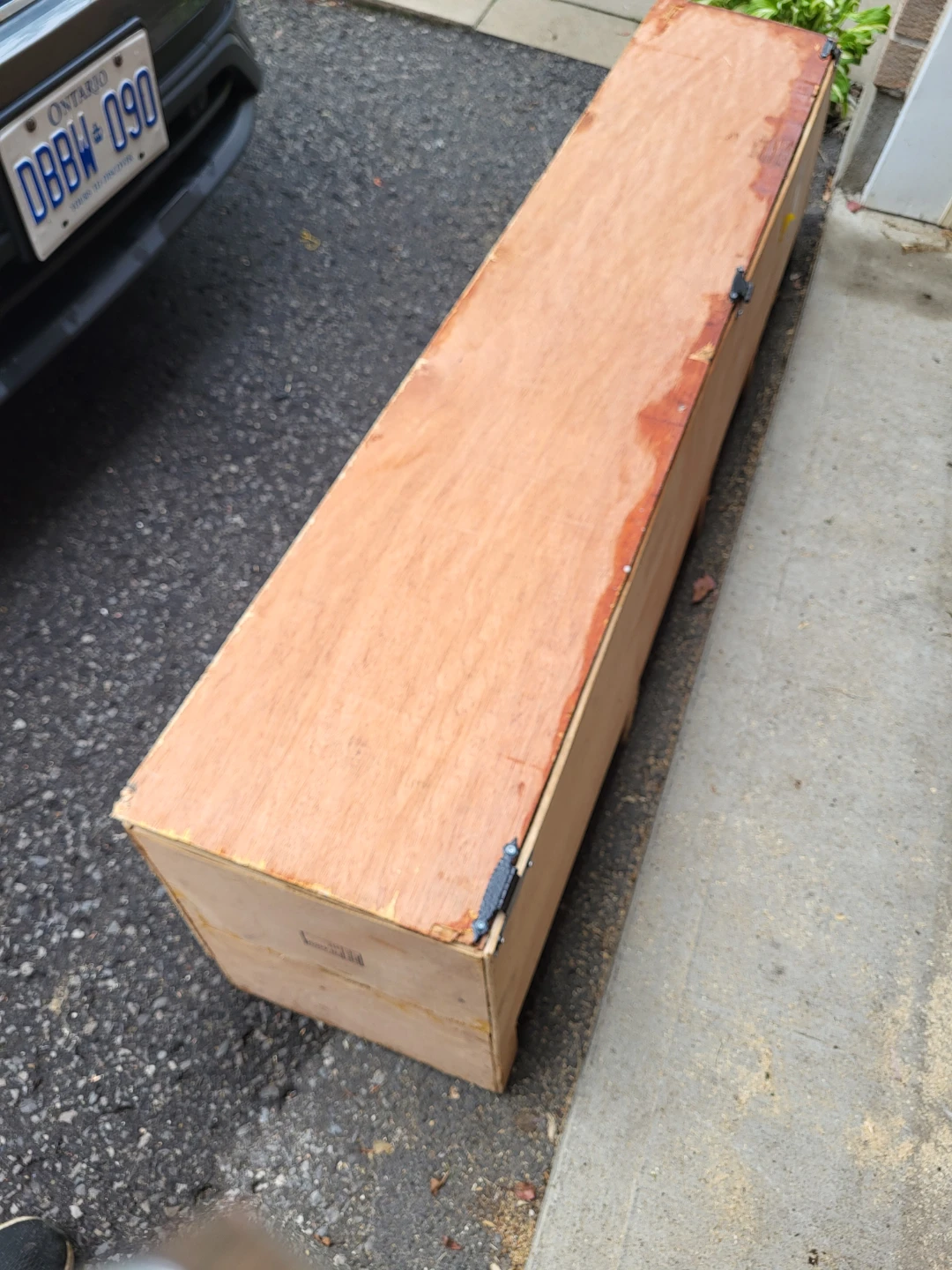 Wooden Crate Storage Container - photo 2