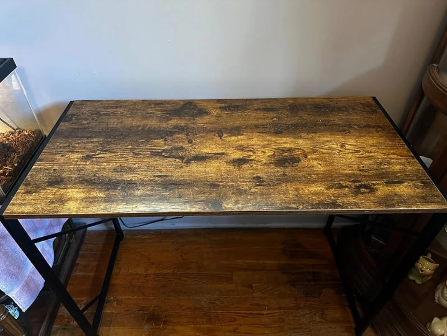 Slim Folding Desk - Rustic Brown, 31.5 Inch - photo 3