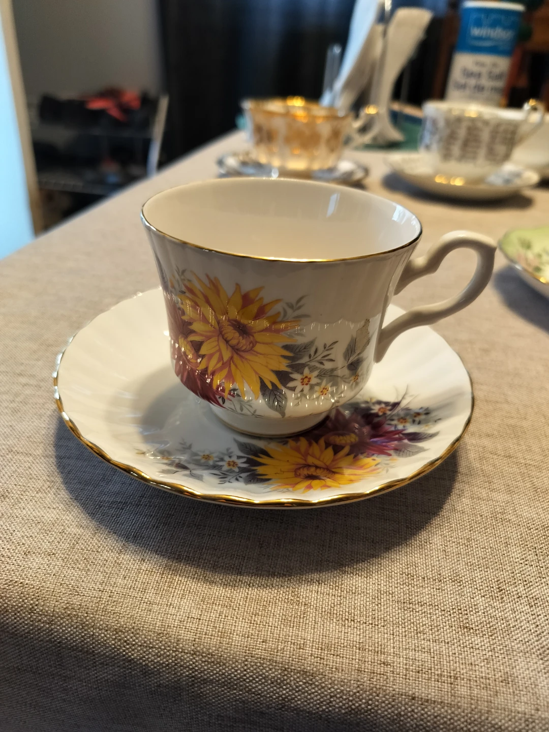 Royal Stafford Bone China Teacup and Saucer Set - photo 2