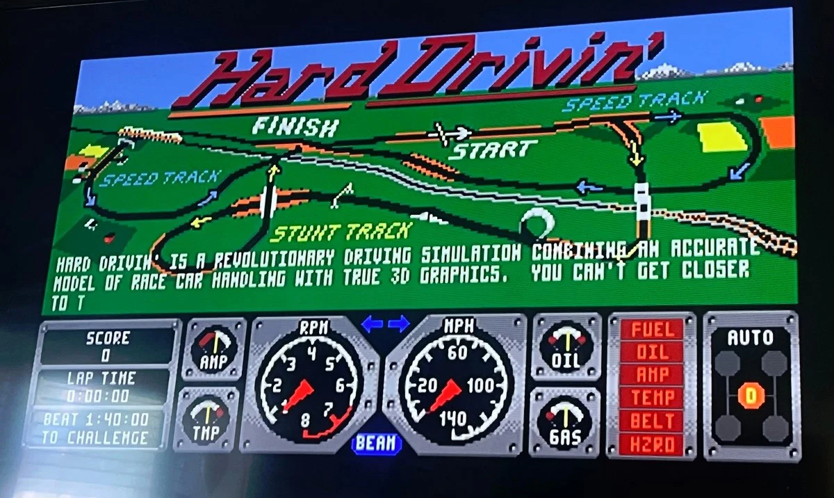 Hard Drivin' (Sega Genesis) - photo 2