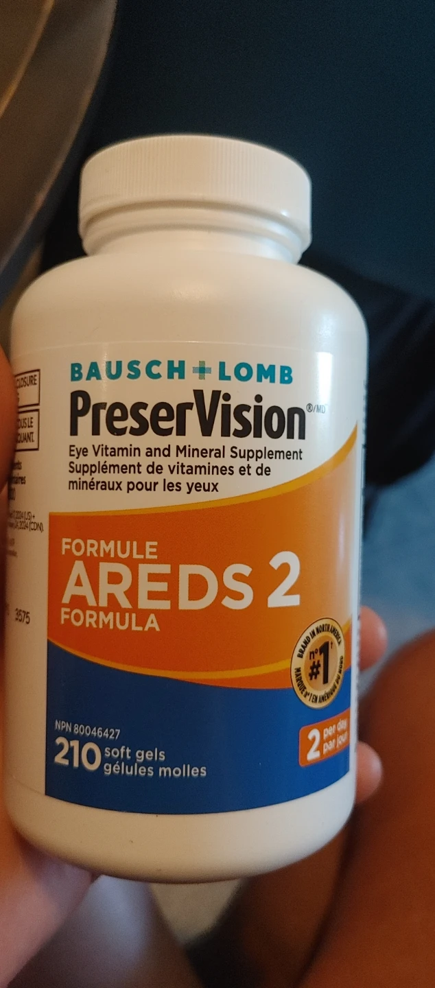 Bausch + Lomb PreserVision AREDS 2 Formula Soft Gels