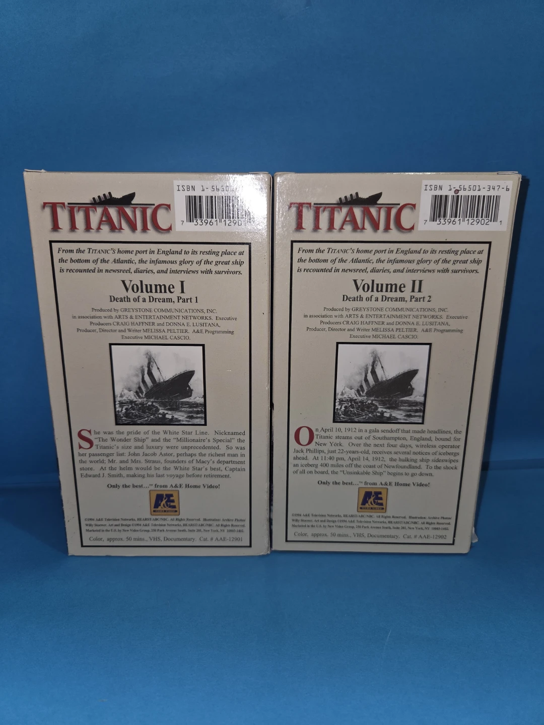 Titanic VHS Documentary Set Volumes 1-4 - photo 3