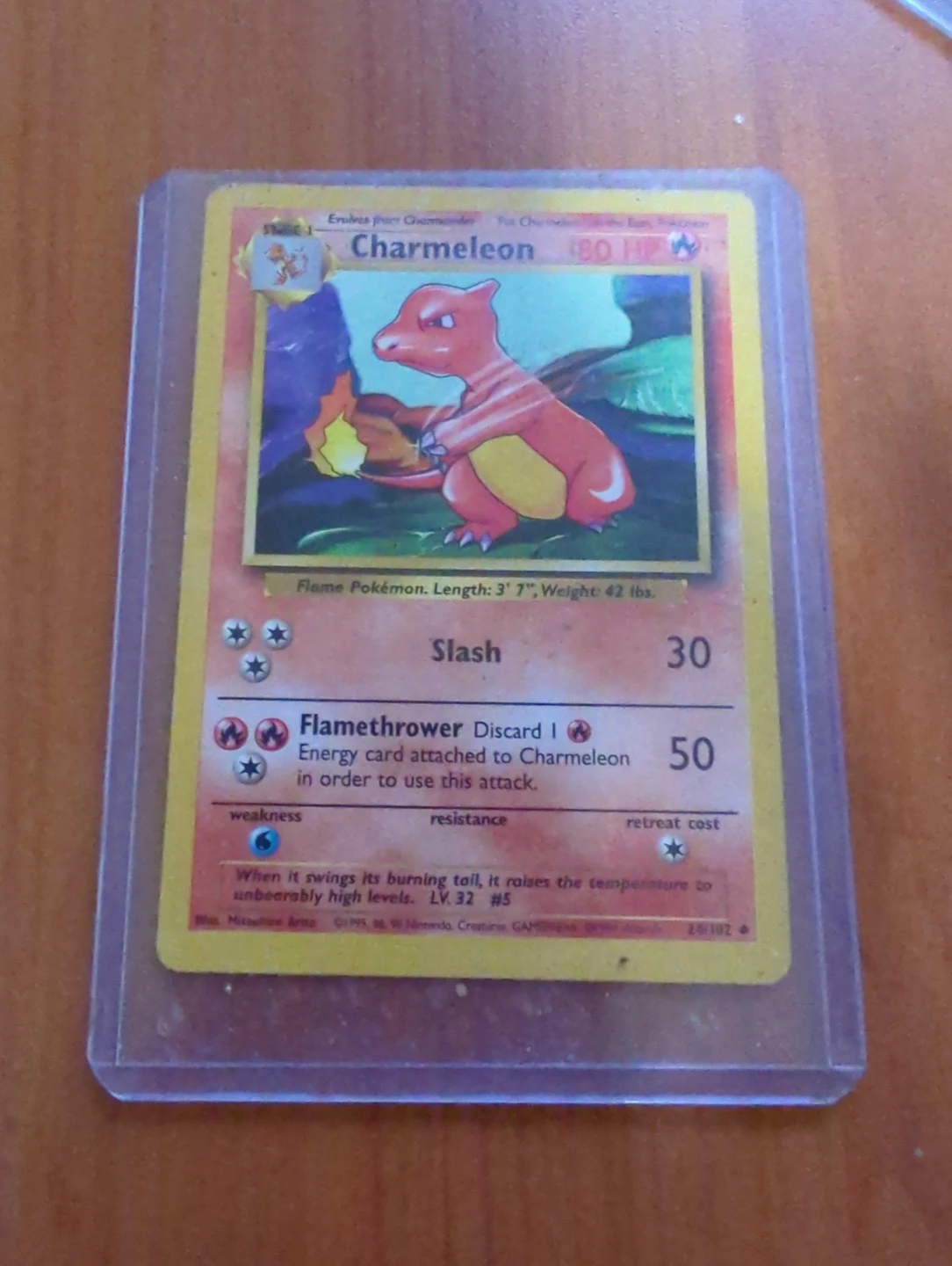 Pokémon Charmeleon Trading Card