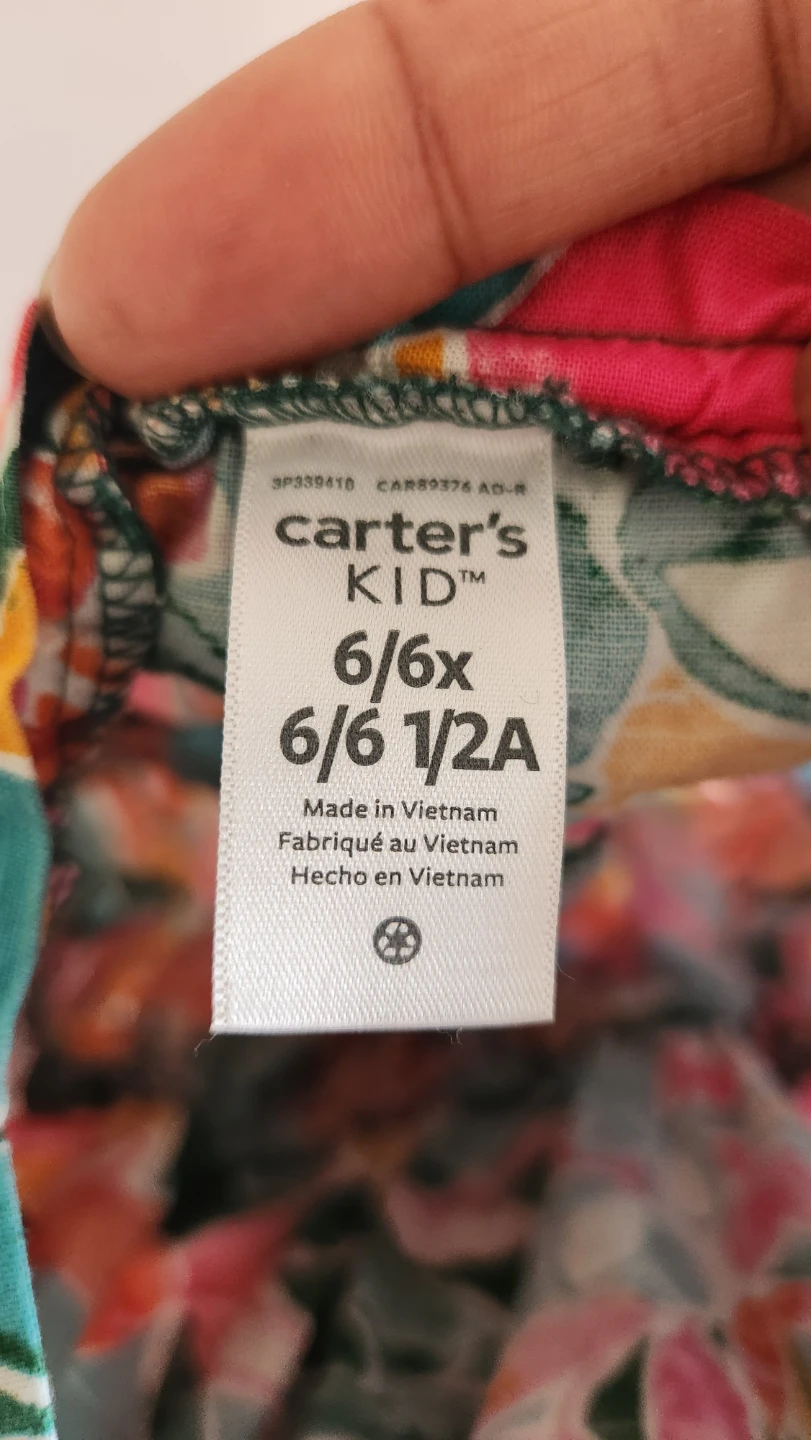 Carter's Kid Dress Girls Tropical Floral - photo 2