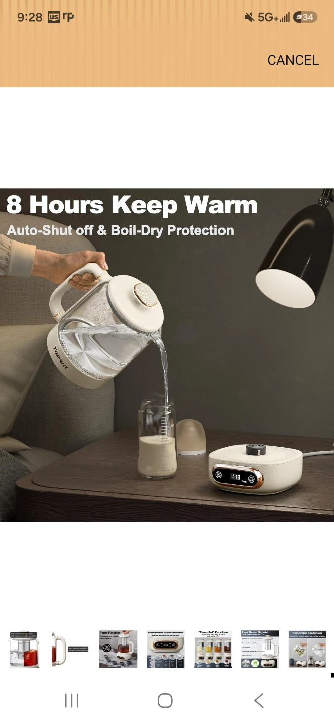 TopWit Electric Tea Kettle - photo 3