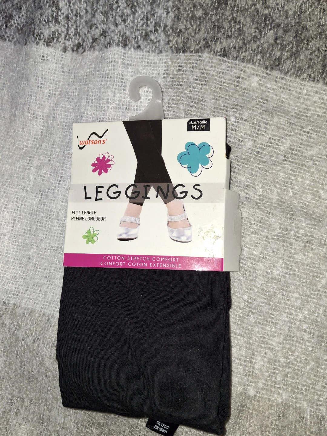 Girls Watsons Black Full Length Leggings M/M