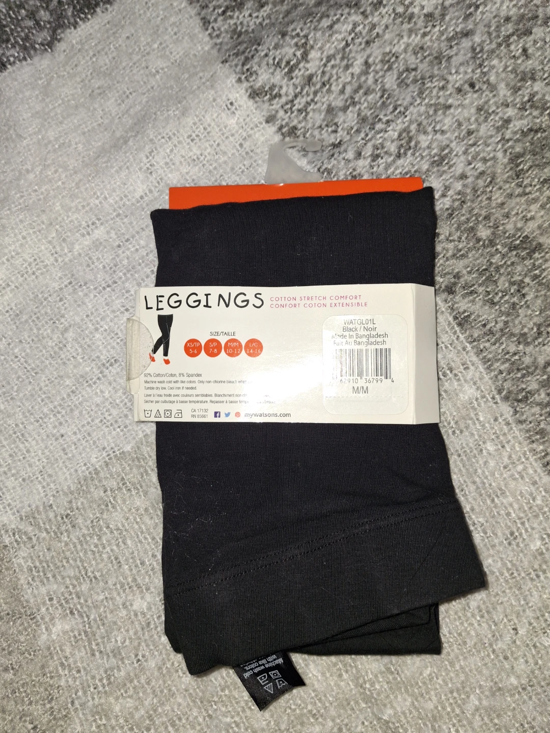 Girls Watsons Black Full Length Leggings M/M - photo 2