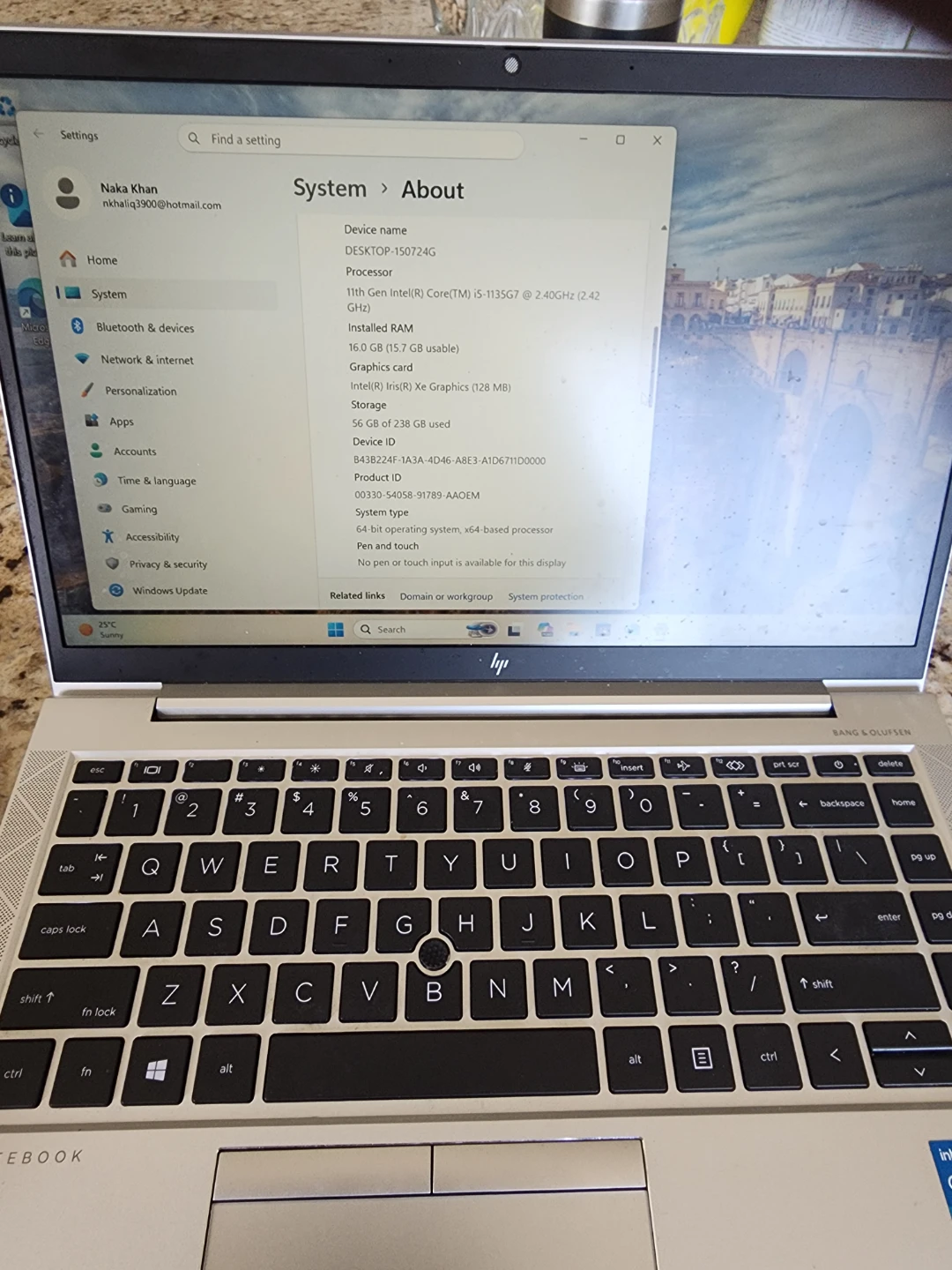 HP EliteBook Laptop 16 GB RAM, 238 GB Storage - photo 2